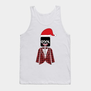 Buffalo Christmas COOL SANTA CARTOON Tank Top